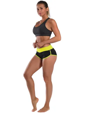 030 Sexy Booty Jogging Shorts fluorescentyellow_black_Jogging