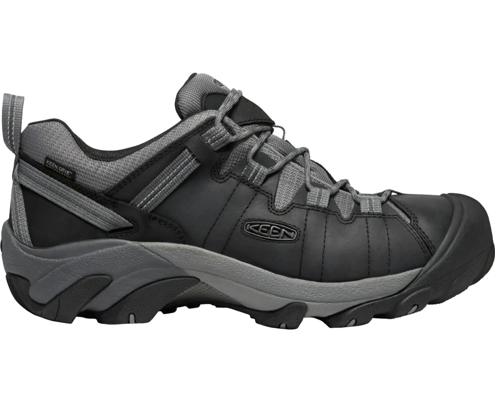 1026583 Keen Men's Targhee II Waterproof Black/Steel Grey
