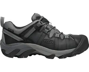 1026583 Keen Men's Targhee II Waterproof Black/Steel Grey