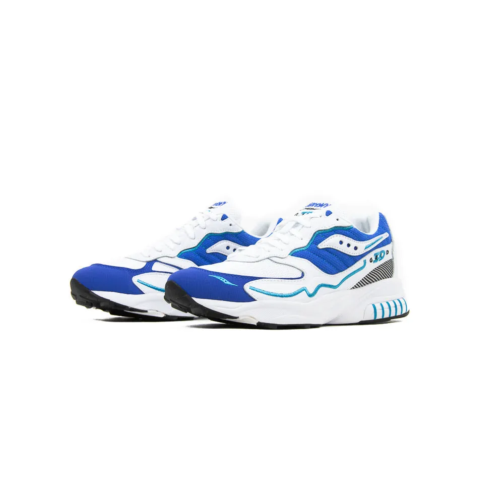 3D Grid Hurricane (White/Royal)