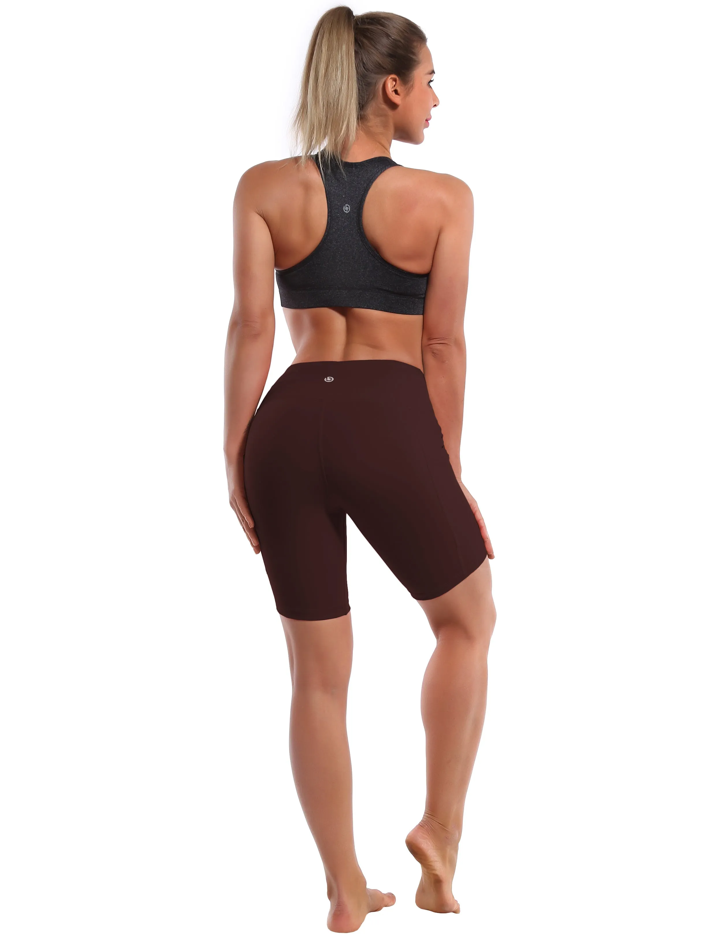 8" Side Pockets Jogging Shorts mahoganymaroon_Jogging