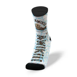 AWIKIII · ENDURO MADHEADS  | WHITE ENDURANCE SOCKS