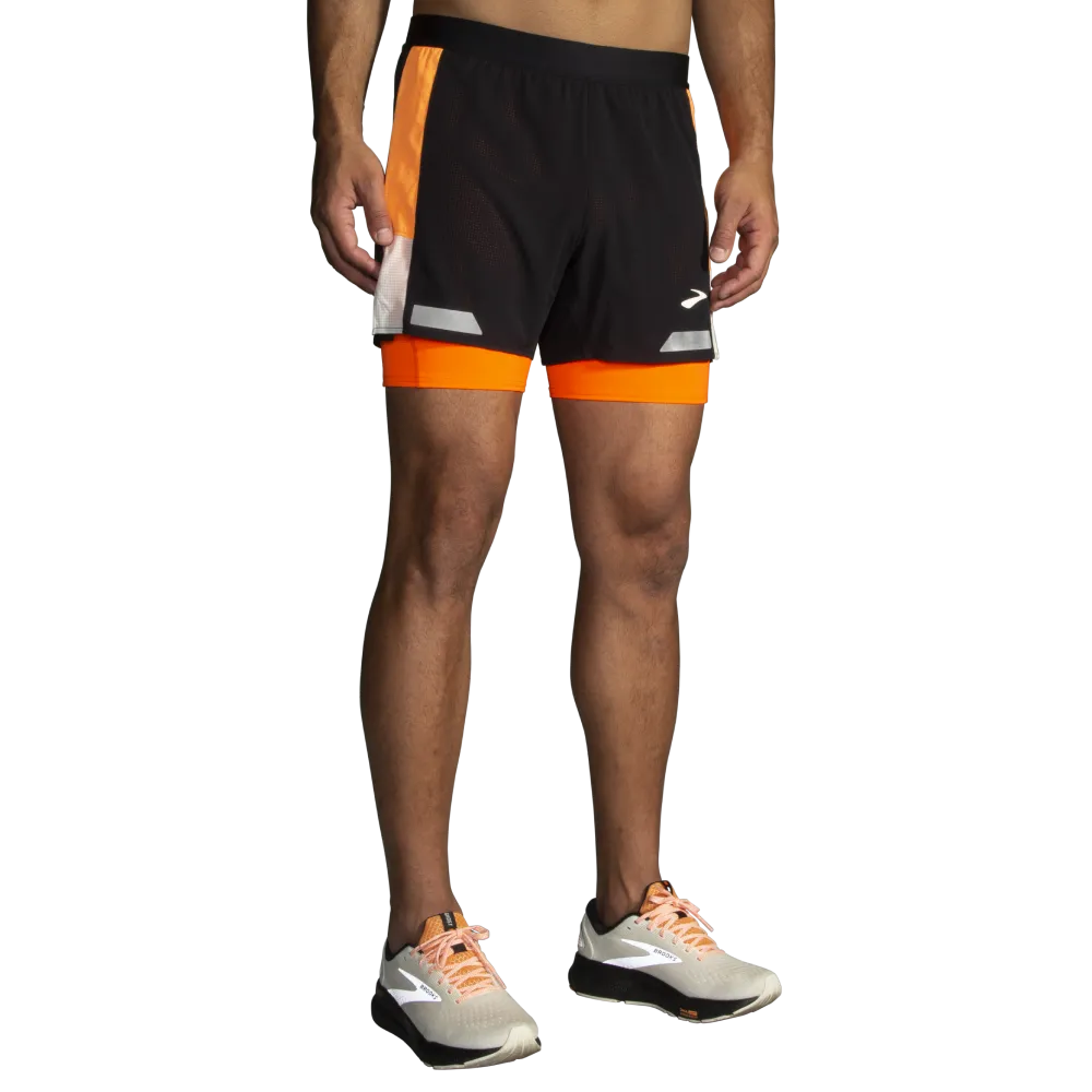 BROOKS - Men's Run Visible 5" 2-in-1 Shorts 2.0