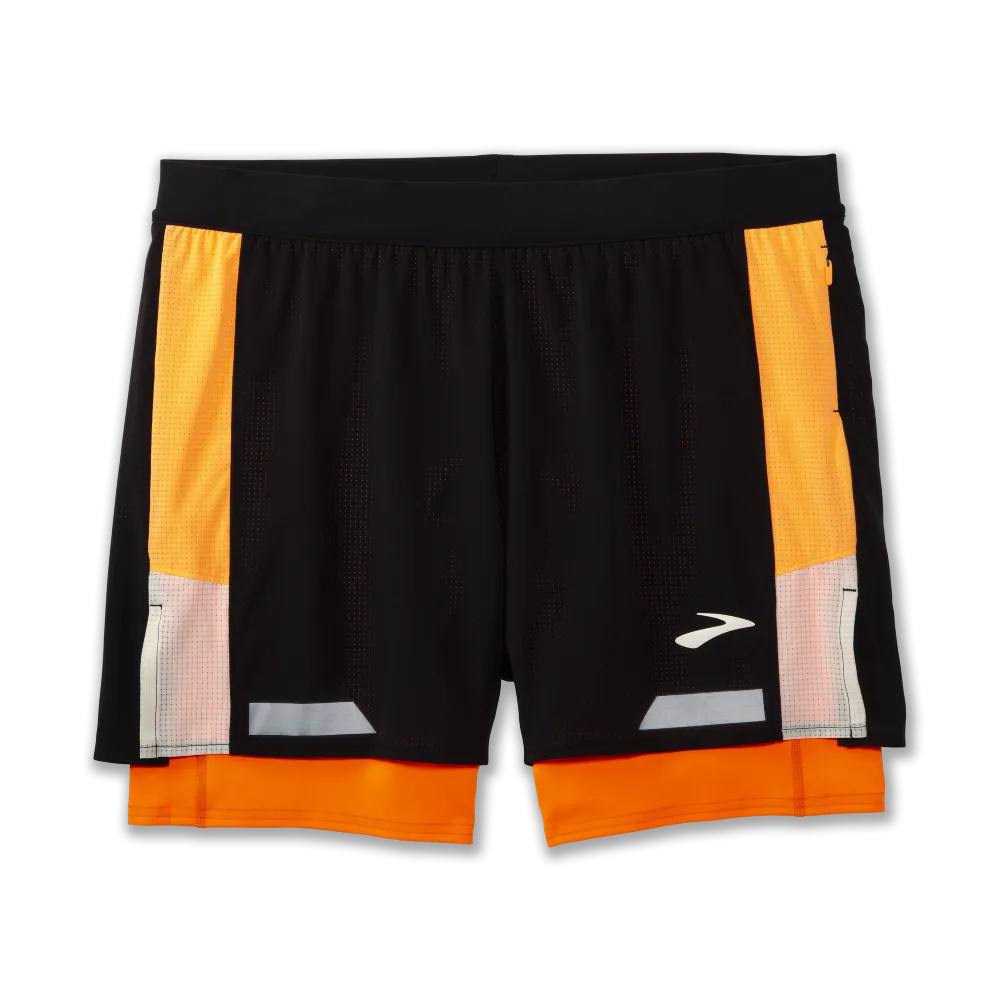 BROOKS - Men's Run Visible 5" 2-in-1 Shorts 2.0