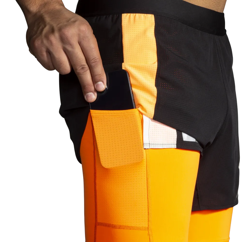 BROOKS - Men's Run Visible 5" 2-in-1 Shorts 2.0