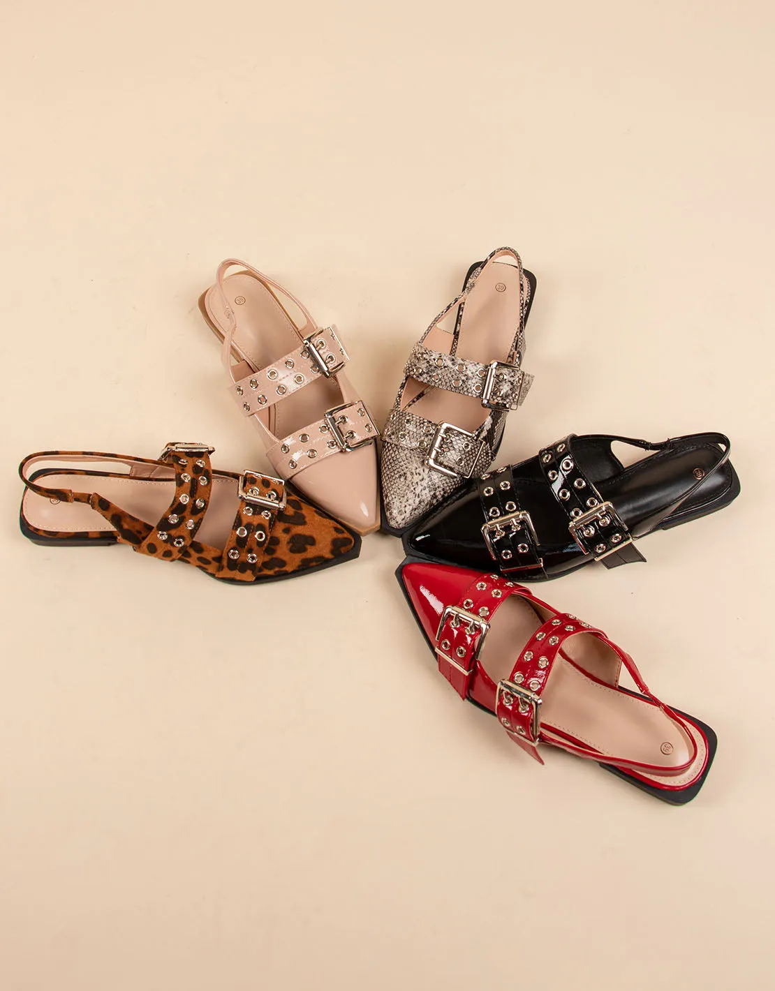 Buckle flats
