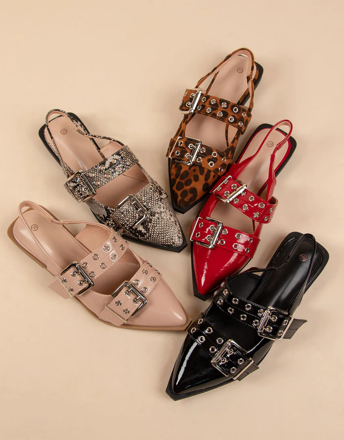 Buckle flats