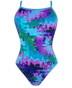 GENERIC SPEEDO Endurance Watercolor Flyback w/ Piping