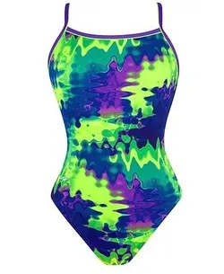 GENERIC SPEEDO Endurance Watercolor Flyback w/ Piping