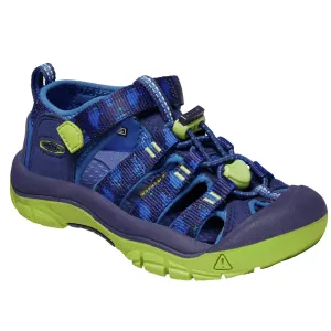 Keen Little Kids' Newport H2 - Blue Depths/Chartreuse