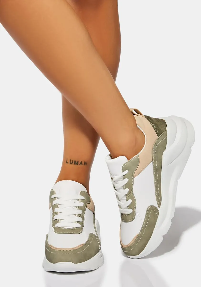 Olive Master Of Speed Classic Sneakers