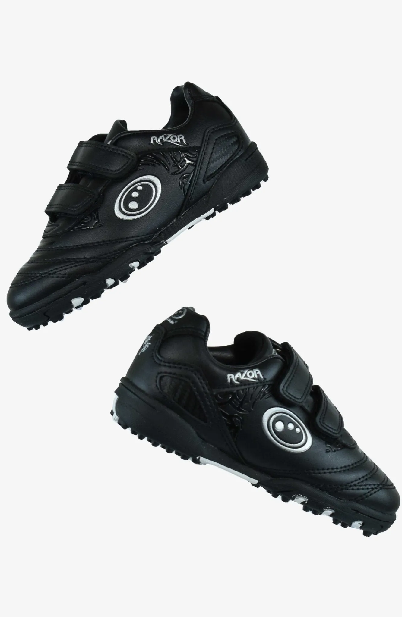 Razor Junior Astro Trainer Black / Silver Football Boots