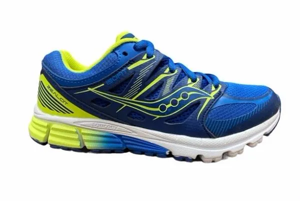 Saucony scarpa da corsa da ragazzo Zealot Blue/Citron SY54395