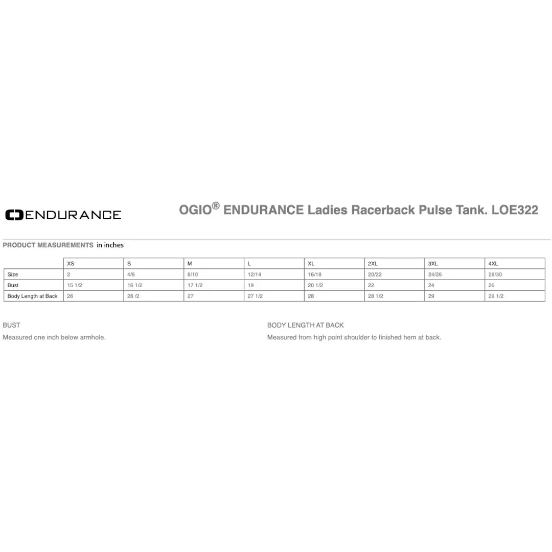 The Endurance Racerback Pulse Tank | Ladies